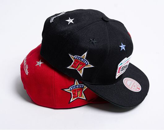 Kšiltovka Mitchell & Ness 97 Top Star Snapback HWC San Antonio Spurs Black