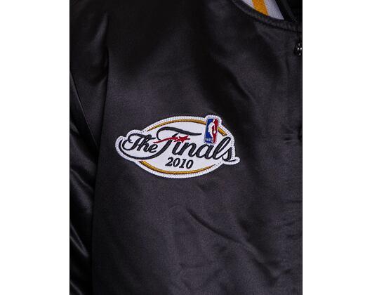 Bunda Mitchell & Ness Champ City Satin Jacket Los Angeles Lakers Black