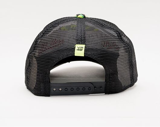 Kšiltovka New Era 9FORTY A-Frame Trucker All Over Print VR46 Snapback Upright Yellow/Black