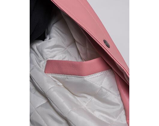 Bunda Karl Kani OG Block Scribble College Smiley Jacket rose/white