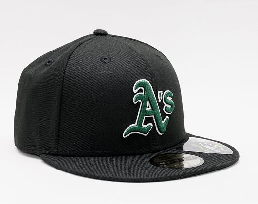 Kšiltovka New Era 59FIFTY MLB Repreve 5 Oakland Athletics Fitted Black