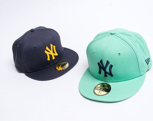 Kšiltovka New Era 59FIFTY MLB League Essential 5 New York Yankees Fitted Mint/Navy
