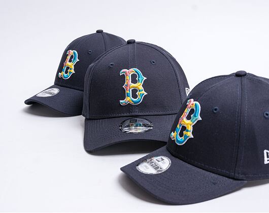 Kšiltovka New Era 9FORTY MLB Camo Infill Boston Red Sox Strapback Navy
