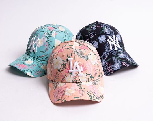 Dámská kšiltovka New Era 9FORTY Womens MLB Floral Los Angeles Dodgers Strapback Biscuit