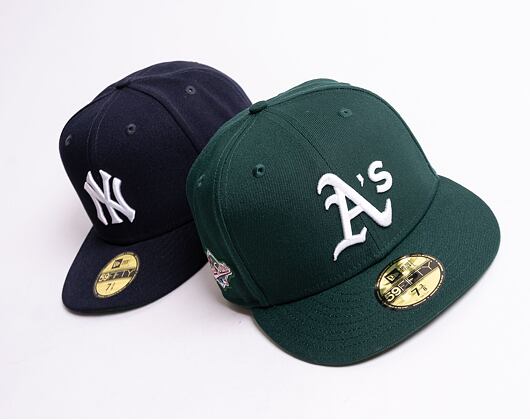 Kšiltovka New Era 59FIFTY MLB World Series 5 Oakland Athletics Fitted Dark Green
