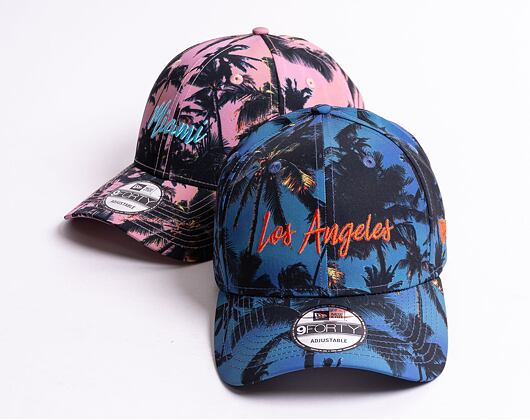 Kšiltovka New Era 9FORTY Tropical Strapback Indigo Blue