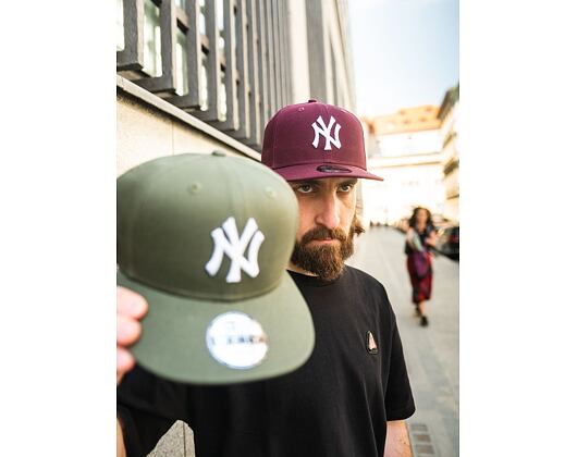 Kšiltovka New Era 9FIFTY MLB Color New York Yankees - Olive / White