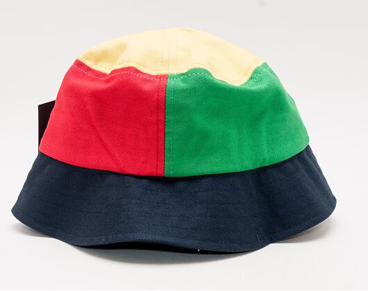 Klobouk Karl Kani Signature Block Bucket Hat red/green/navy