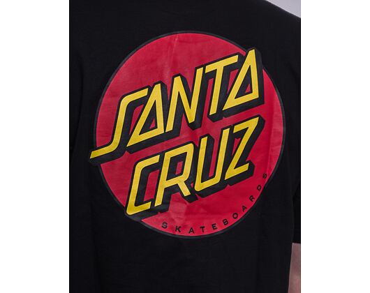 Triko Santa Cruz Classic Dot Chest T-Shirt Black