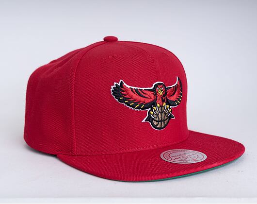 Kšiltovka Mitchell & Ness Atlanta Hawks Team Ground 2.0 Snapback HWC Red