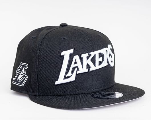 Kšiltovka New Era 9FIFTY NBA22 City Official Los Angeles Lakers Black & White Snapback