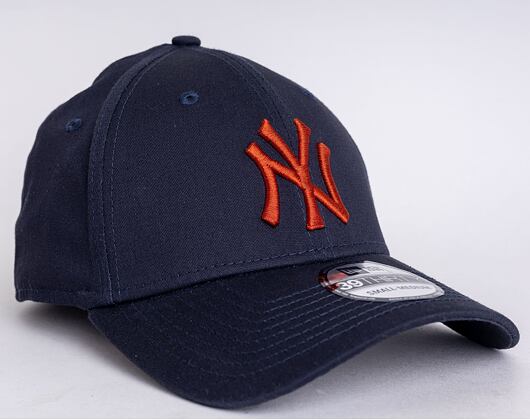 Kšiltovka New Era 39THIRTY MLB League Essential New York Yankees Stretch Fit Navy/Toffee