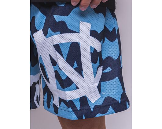 Kraťasy Mitchell & Ness NCAA Jumbotron 2.0 Shorts University Of North Carolina Navy / Light Blue