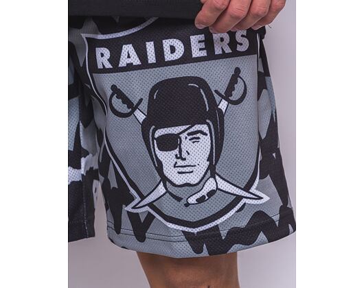 Kraťasy Mitchell & Ness NFL Jumbotron 2.0 Shorts Oakland Raiders Black / Silver