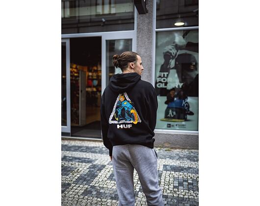 Mikina HUF x MARVEL Ghost Rider TT Hoodie Black