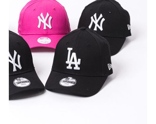 Dětská Kšiltovka New Era - MLB Essential 9FORTY - LA Dodgers - Black / White