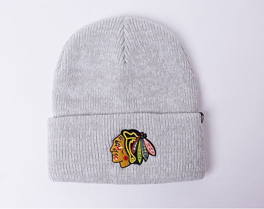 Kulich '47 Brand NHL Chicago Blackhawks Brain Freeze '47 Cuff Knit Grey