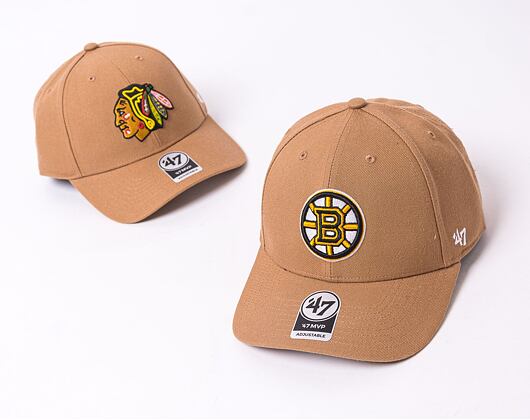 Kšiltovka Boston Bruins Snapback Camel MVP