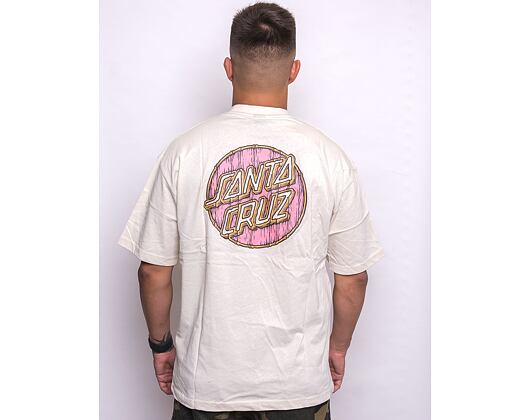 Triko Santa Cruz Tiki Dot T-Shirt Off White