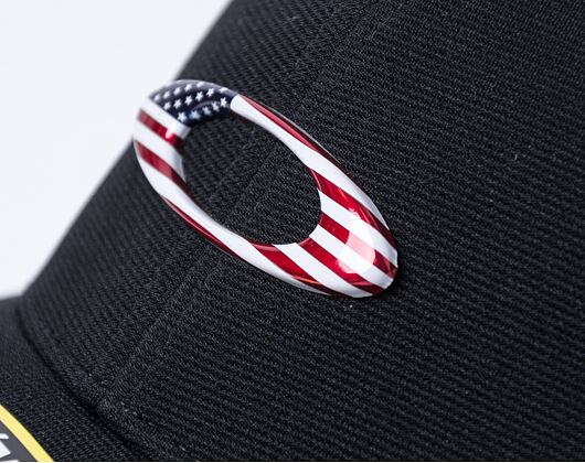 Kšiltovka Oakley Tincan Cap Black/American Flag