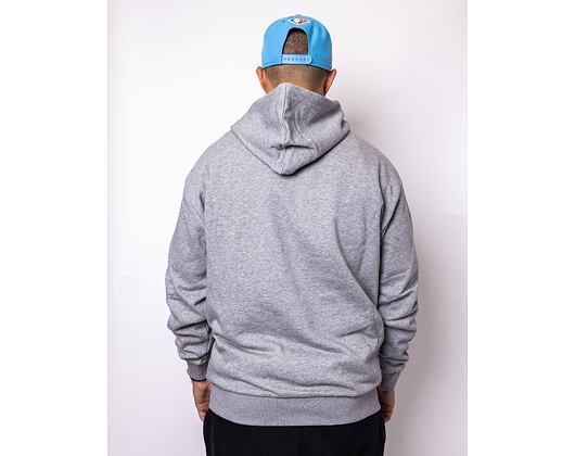 Mikina New Era NBA Half Logo Oversized Hoody Los Angeles Lakers Heather Grey