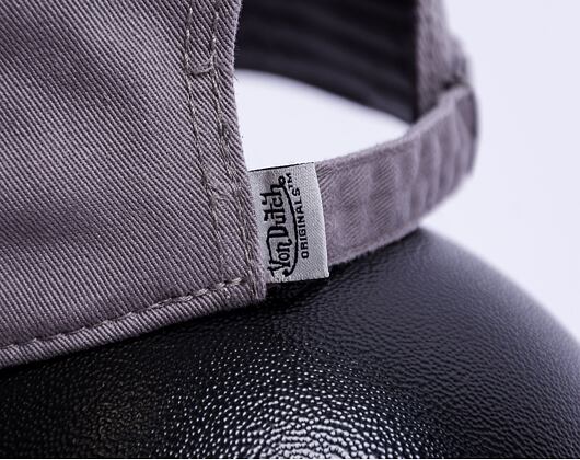 Kšiltovka Von Dutch Houston Dadcap Cotton Twill Grey
