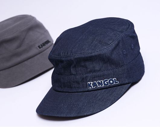 Kšiltovka Kangol Denim Flexfit Army Cap Indigo