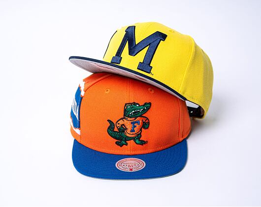 Kšiltovka Mitchell & Ness Jumbotron Snapback University Of Florida Orange / Red