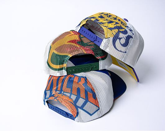 Kšiltovka Mitchell & Ness Off The Backboard Trucker New York Knicks Blue / White