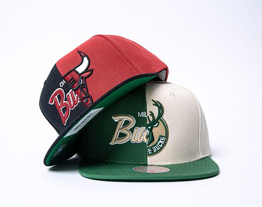 Kšiltovka Mitchell & Ness Split Crown Snapback Toronto Raptors Black