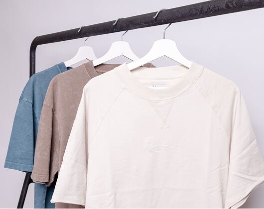 Triko Karl Kani Small Signature Washed Heavy Tee light sand