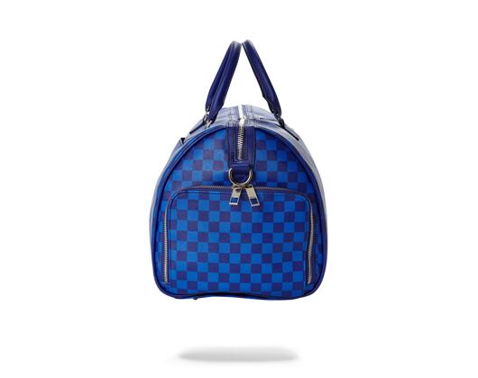Taška Sprayground Blue Checkered Shark Duffle