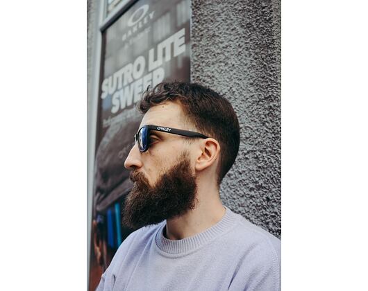 Sluneční Brýle Oakley Frogskins Matte Black/Prizm Violet OO9013-H655