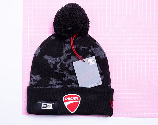 Kulich New Era Tonal Camo Bobble Beanie Ducati Moonland Camo