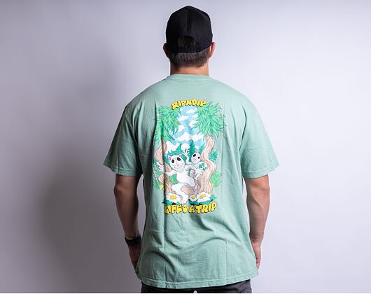 Triko Rip & Dip Lifes A Trip Tee Light Pine