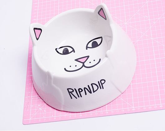 Miska pro psy Rip & Dip Lord Nermal Pet Bowl White