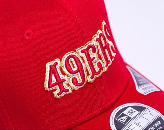 Kšiltovka New Era 9FIFTY Stretch-Snap NFL Team Wordmark San Francisco 49ers Scarlet