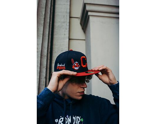 New Era × Adam Wave 59FIFTY MLB “Banned” Cleveland Indians Fitted