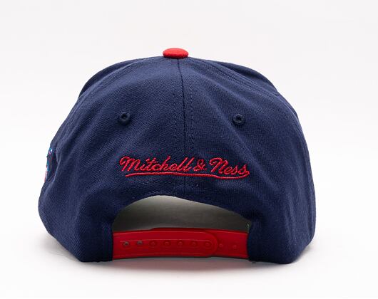Kšiltovka Mitchell & Ness SHREDDER STRETCH SNAPBACK HWC Houston Rockets Blue