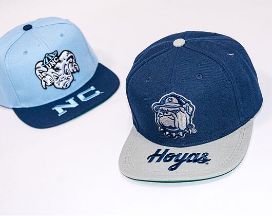 Kšiltovka Mitchell & Ness LOGO BILL SNAPBACK Georgetown University Navy / Grey