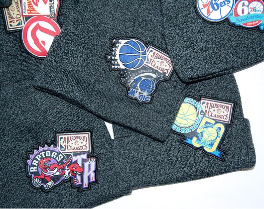 Kulich Mitchell & Ness XL LOGO PATCH KNIT HWC Golden State Warriors Black