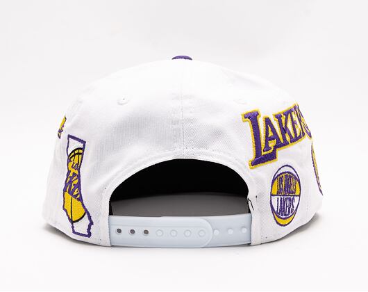 Kšiltovka New Era 9FIFTY NBA All Over Patch Los Angeles Lakers White