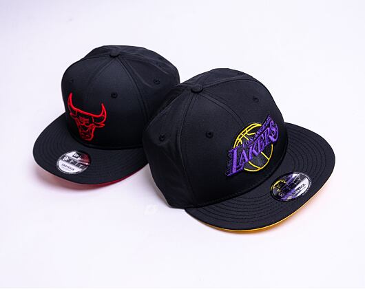 Kšiltovka New Era 9FIFTY NBA Neon Pack  Los Angeles Lakers Black