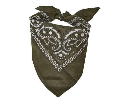 Šátek Urban Classics Bandana Olive
