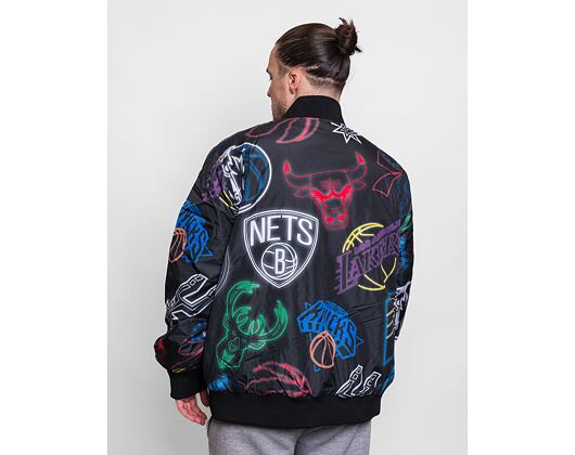 Bunda New Era NBA All Teams Print Bomber Black