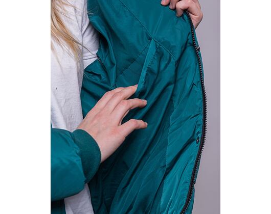 Dámská Bunda Karl Kani Retro Puffer Jacket dark green/black