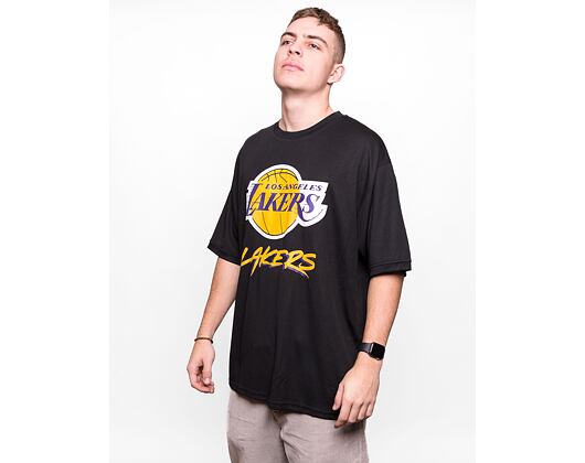 Triko New Era NBA Script Mesh Tee Los Angeles Lakers