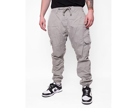 Kalhoty Urban Classics Cargo Jogging Pants Wolf Grey