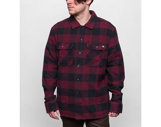 Košile Dickies New Sacramento Shirt Maroon