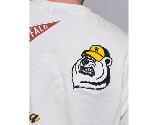 Triko New Era Heritage Patch Oversized Tee Off White / Navy